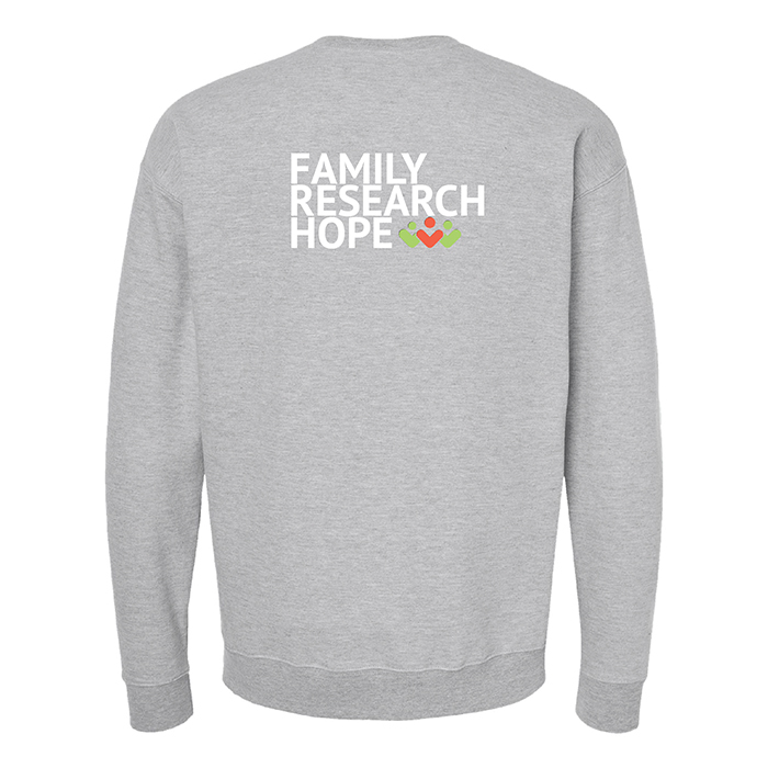 15 YEARS
FAMILY RESEARCH HOPE
CREWNECK SWEATSHIRT